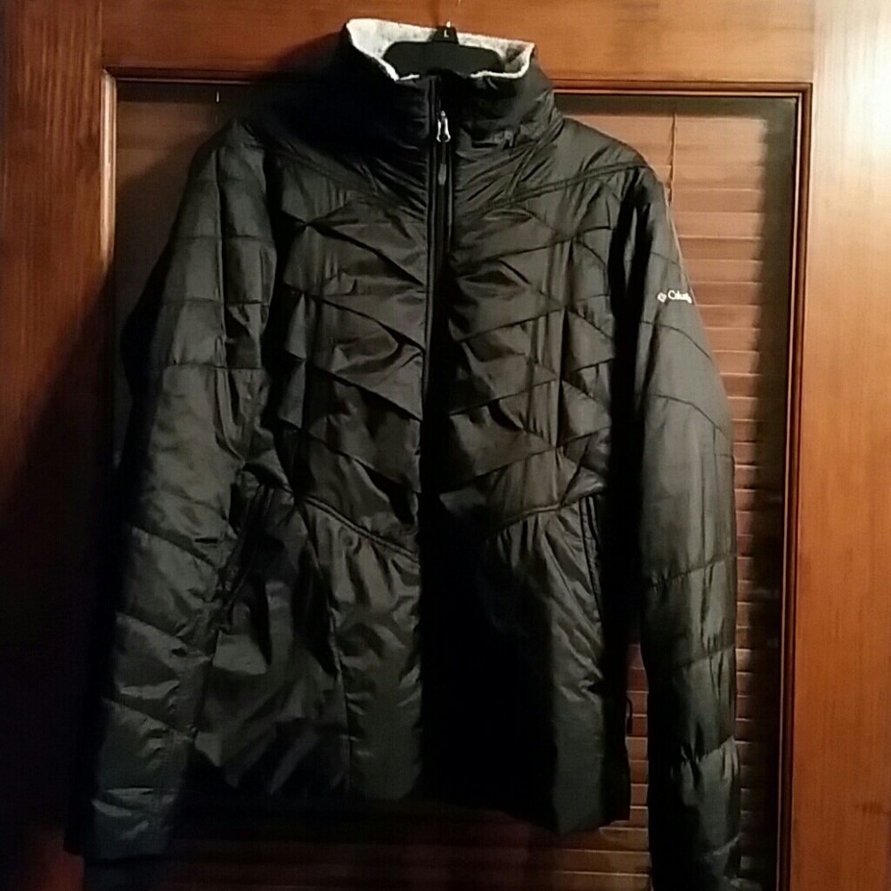 Columbia winter coat with omni heat lining